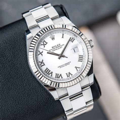 black or white dial rolex|rolex datejust 41mm white dial.